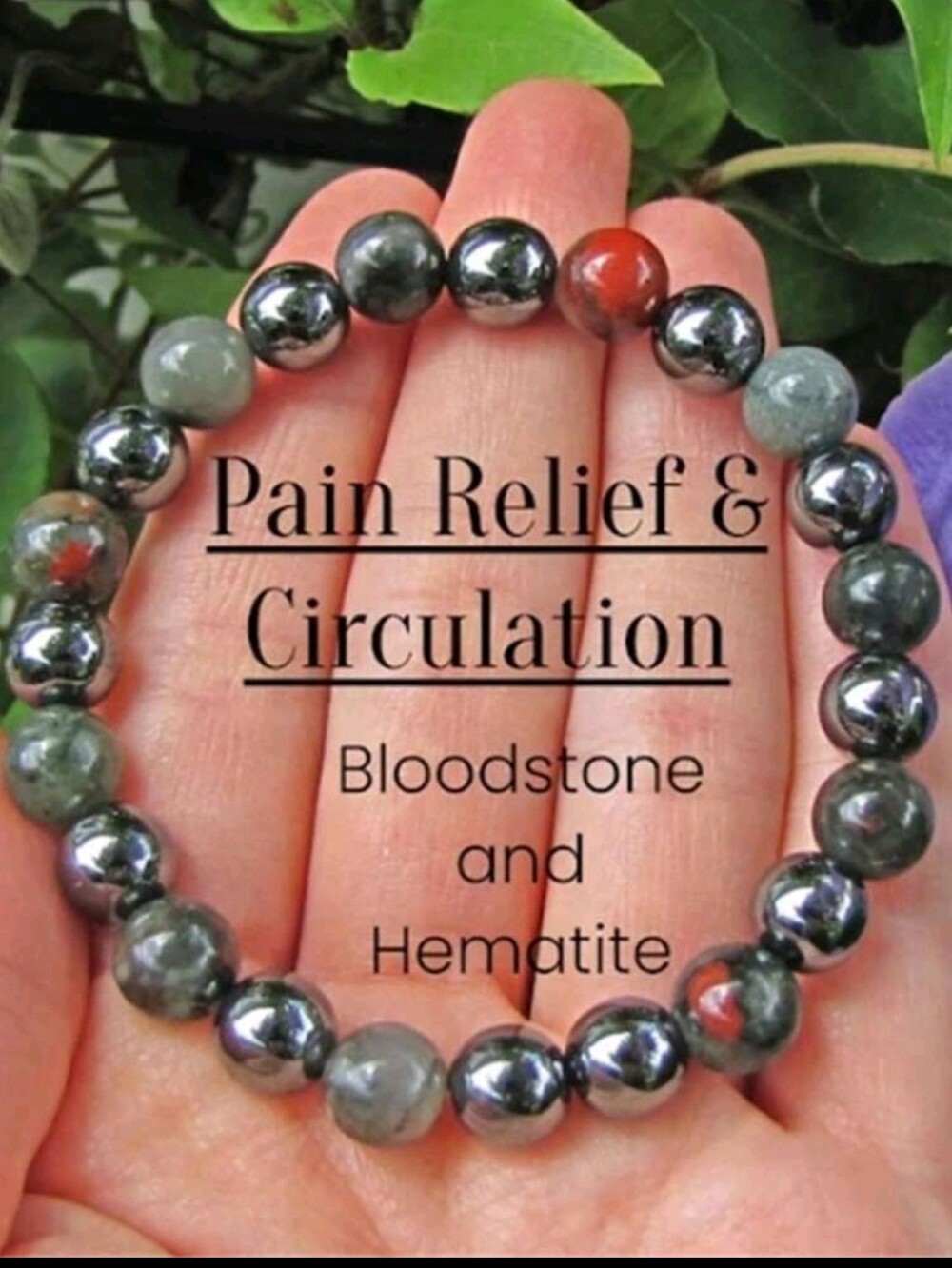 1pc Anxity Relief Bracelet, Stress, Relieving, Anti-fatigue Natural African